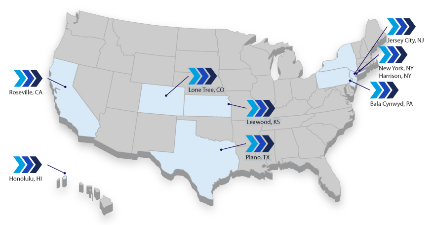 TMNAS Map of offices